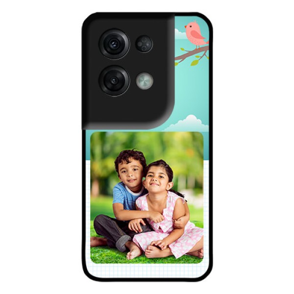 Oppo Reno 8 Pro 5G Photo Printing on Glass Case - Doodle love Design