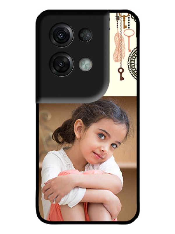 Custom Oppo Reno 8 Pro 5G Custom Glass Mobile Case - Boho Style Design