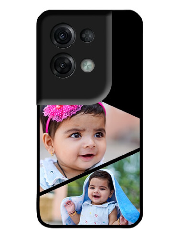 Custom Oppo Reno 8 Pro 5G Custom Glass Phone Case - Semi Cut Design