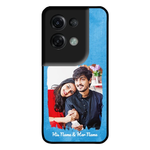 Oppo Reno 8 Pro 5G Custom Glass Phone Case - Blue Color Vintage Design Oppo Reno 8 Pro 5G Custom Glass Phone Case - Blue Color Vintage Design
