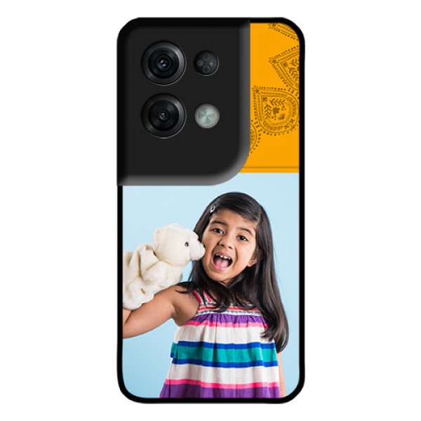 Oppo Reno 8 Pro 5G Personalized Glass Phone Case - Photo Wedding Design
