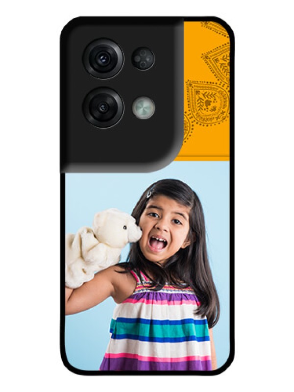 Custom Oppo Reno 8 Pro 5G Personalized Glass Phone Case - Photo Wedding Design