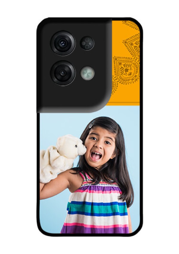 Oppo Reno 8 Pro 5G Personalized Glass Phone Case - Photo Wedding Design