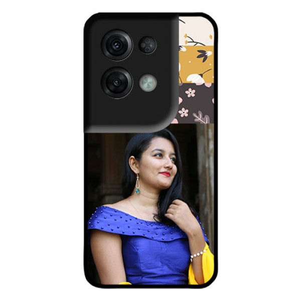 Oppo Reno 8 Pro 5G Custom Glass Phone Case - Stylish Floral Design
