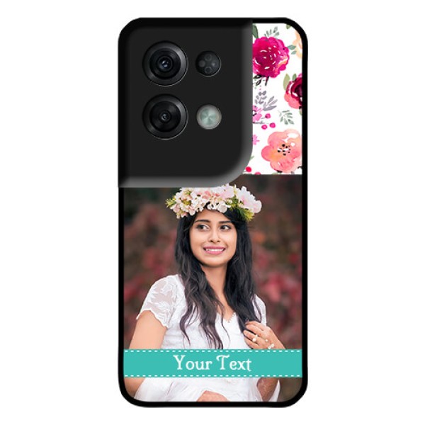 Oppo Reno 8 Pro 5G Custom Glass Phone Case - Watercolor Floral Design Oppo Reno 8 Pro 5G Custom Glass Phone Case - Watercolor Floral Design