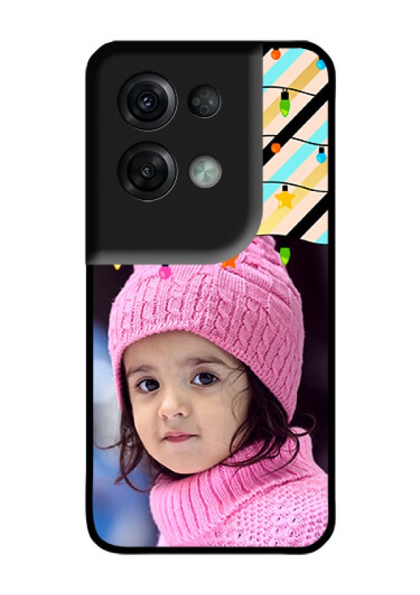Oppo Reno 8 Pro 5G Custom Glass Mobile Case - Lights Hanging Design