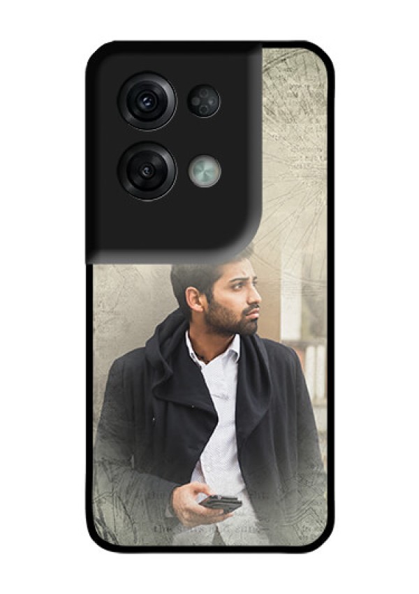 Oppo Reno 8 Pro 5G Custom Glass Phone Case - with vintage design