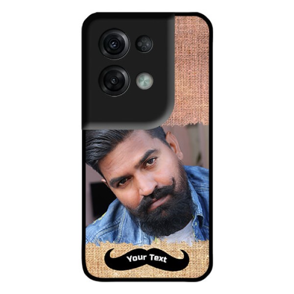 Oppo Reno 8 Pro 5G Personalized Glass Phone Case - with Texture Design
