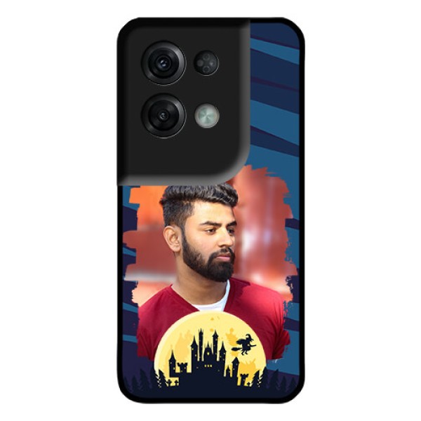 Oppo Reno 8 Pro 5G Photo Printing on Glass Case - Halloween Witch Design