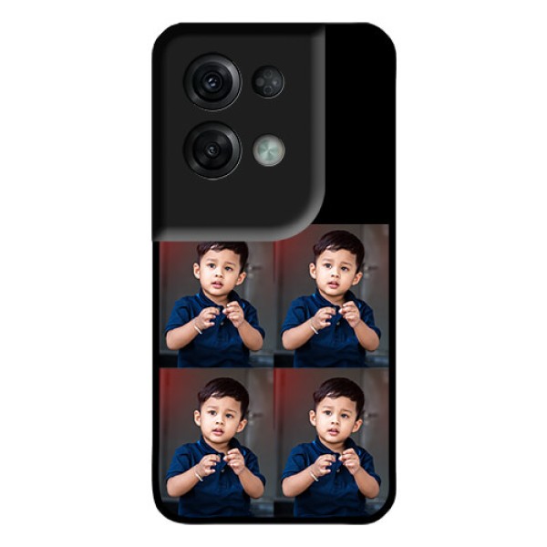 Oppo Reno 8 Pro 5G 4 Image Holder on Glass Mobile Cover