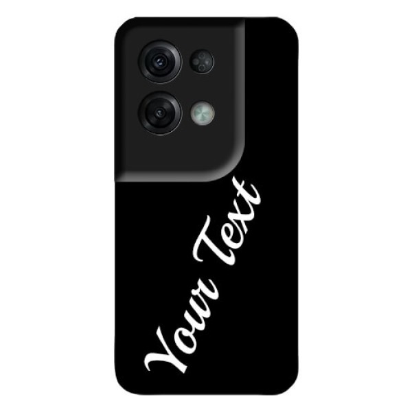 Oppo Reno 8 Pro 5G Custom Glass Mobile Cover with Your Name