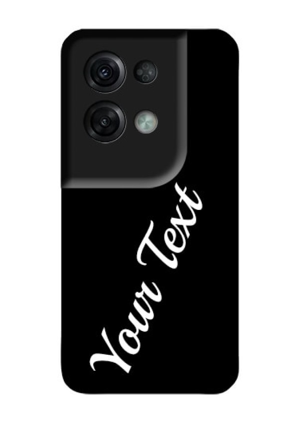 Oppo Reno 8 Pro 5G Custom Glass Mobile Cover with Your Name