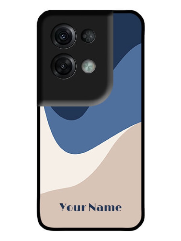 Custom Oppo Reno 8 Pro 5G Custom Glass Phone Case - Abstract Drip Art Design