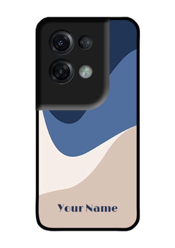 Oppo Reno 8 Pro 5G Custom Glass Phone Case - Abstract Drip Art Design