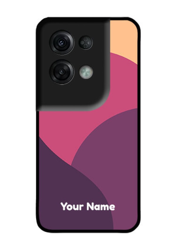 Oppo Reno 8 Pro 5G Custom Glass Phone Case - Mixed Multi-colour abstract art Design