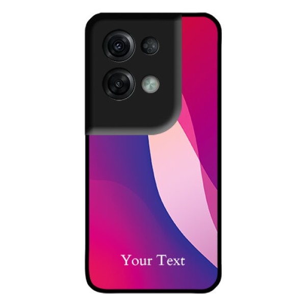 Oppo Reno 8 Pro 5G Personalized Glass Phone Case - Digital abstract Overlap Design Oppo Reno 8 Pro 5G Personalized Glass Phone Case - Digital abstract Overlap Design