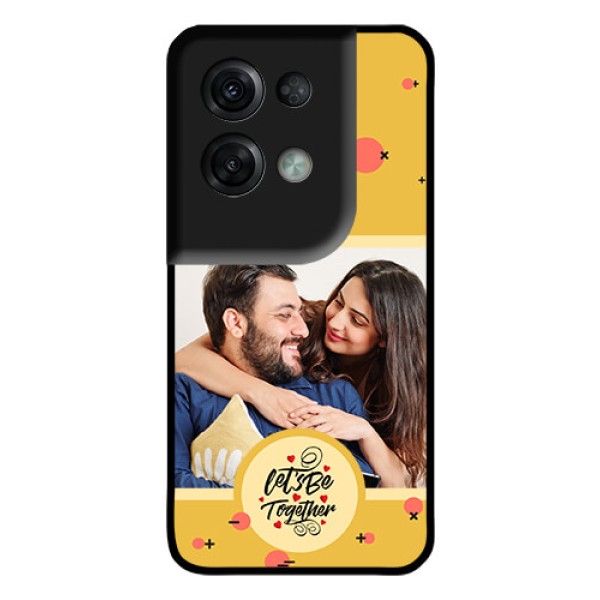 Oppo Reno 8 Pro 5G Photo Printing on Glass Case - Lets be Together Design