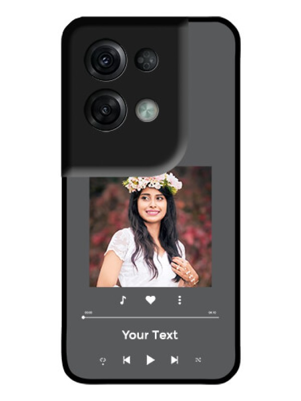 Custom Oppo Reno 8 Pro 5G Custom Glass Mobile Case - Play The Music Design