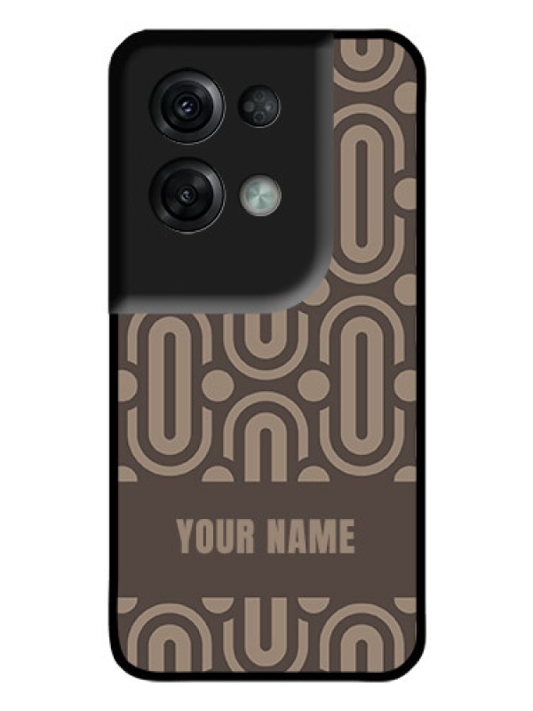Custom Oppo Reno 8 Pro 5G Custom Glass Phone Case - Captivating Zero Pattern Design