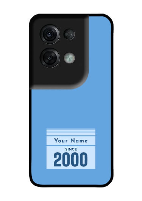 Oppo Reno 8 Pro 5G Custom Glass Mobile Case - Custom Year of birth Design
