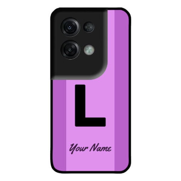 Oppo Reno 8 Pro 5G Custom Glass Phone Case - Tricolor custom text Design Oppo Reno 8 Pro 5G Custom Glass Phone Case - Tricolor custom text Design