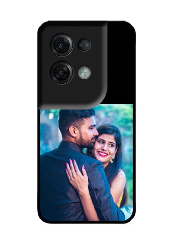 Oppo Reno 8 Pro 5G Custom Glass Phone Case - Upload Full Picture With Custom Color Design