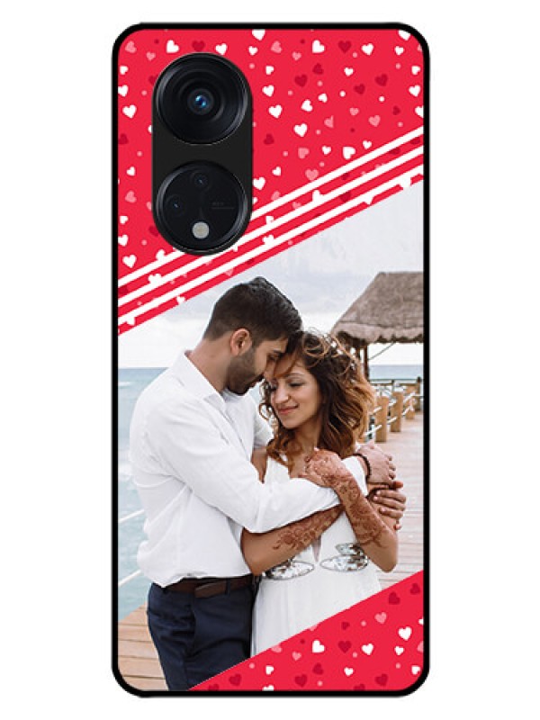 Custom Oppo Reno 8T 5G Custom Glass Mobile Case - Valentines Gift Design
