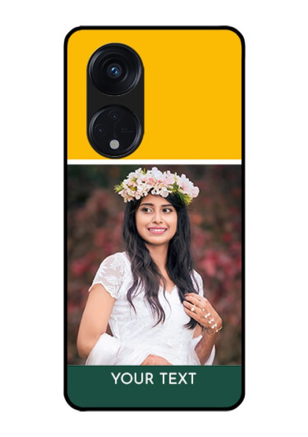 Oppo Reno 8T 5G Photo Printing on Glass Case - Love You Design