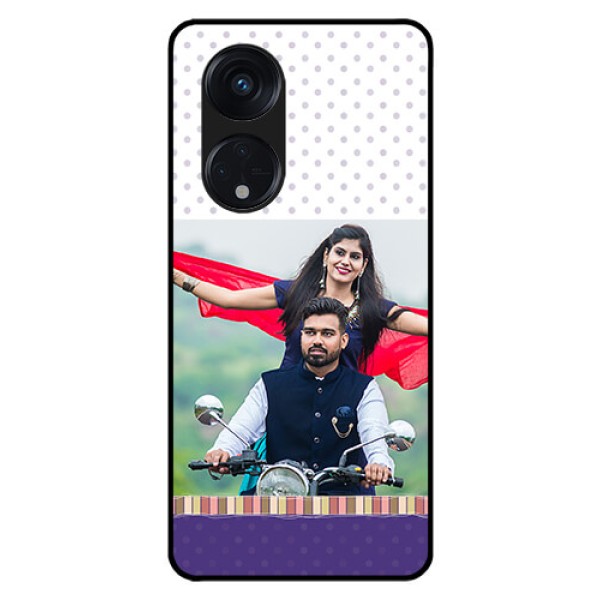 Oppo Reno 8T 5G Photo Printing on Glass Case - Cute Family Design