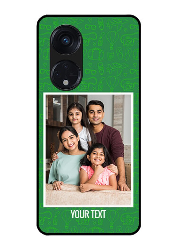 Oppo Reno 8T 5G Personalized Glass Phone Case - Picture Upload Design