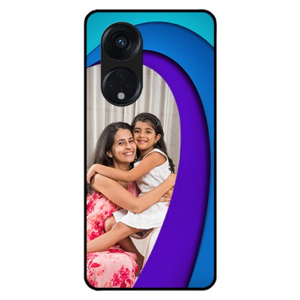 Oppo Reno 8T 5G Photo Printing on Glass Case - Simple Pattern Design