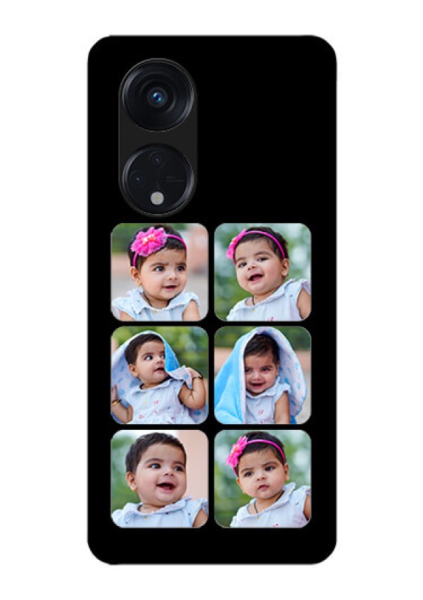 Oppo Reno 8T 5G Photo Printing on Glass Case - Multiple Pictures Design