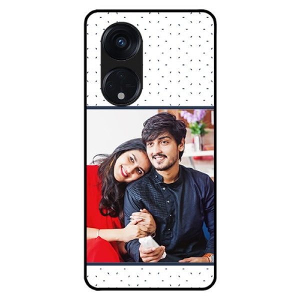Oppo Reno 8T 5G Personalized Glass Phone Case - Premium Dot Design