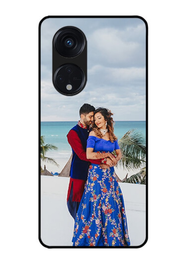 Oppo Reno 8T 5G Photo Printing on Glass Case - Upload Full Picture Design