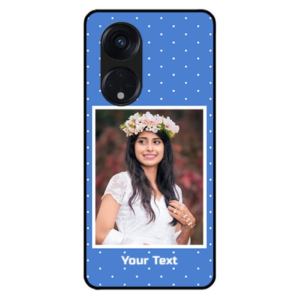 Oppo Reno 8T 5G Photo Printing on Glass Case - Polka dots design
