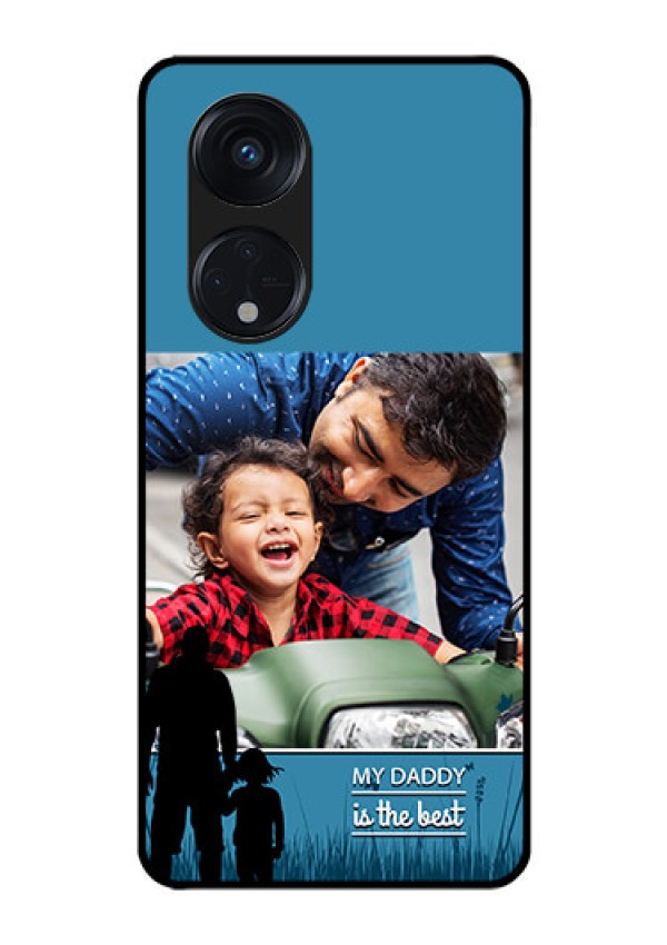 Oppo Reno 8T 5G Custom Glass Mobile Case - Best dad design