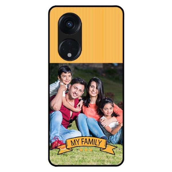 Oppo Reno 8T 5G Custom Glass Phone Case - My Family Design