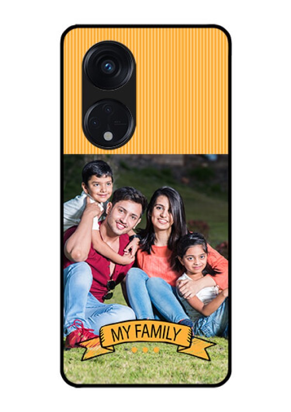 Oppo Reno 8T 5G Custom Glass Phone Case - My Family Design
