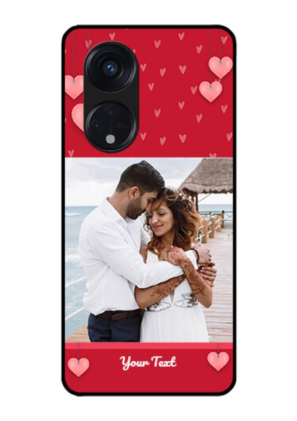 Oppo Reno 8T 5G Custom Glass Phone Case - Valentines Day Design