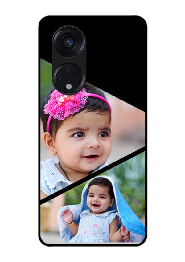 Oppo Reno 8T 5G Custom Glass Phone Case - Semi Cut Design