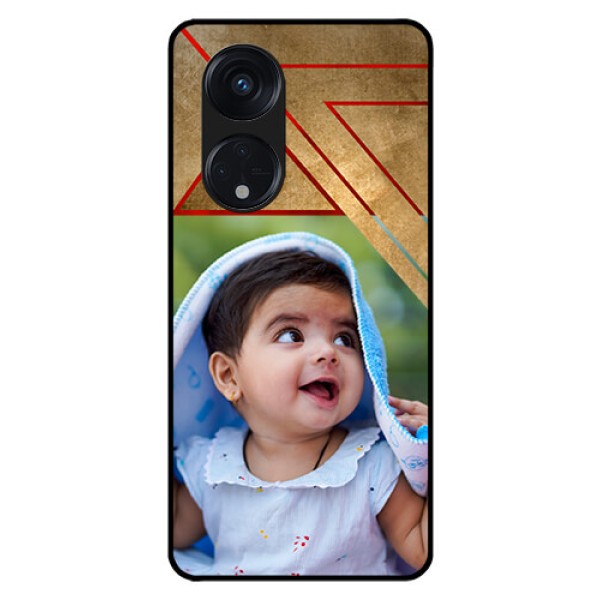 Oppo Reno 8T 5G Personalized Glass Phone Case - Gradient Abstract Texture Design Oppo Reno 8T 5G Personalized Glass Phone Case - Gradient Abstract Texture Design
