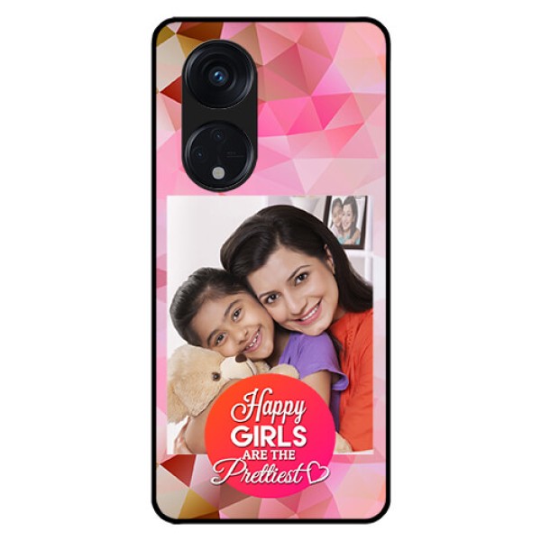 Oppo Reno 8T 5G Photo Printing on Glass Case - Abstract Triangle Design Oppo Reno 8T 5G Photo Printing on Glass Case - Abstract Triangle Design