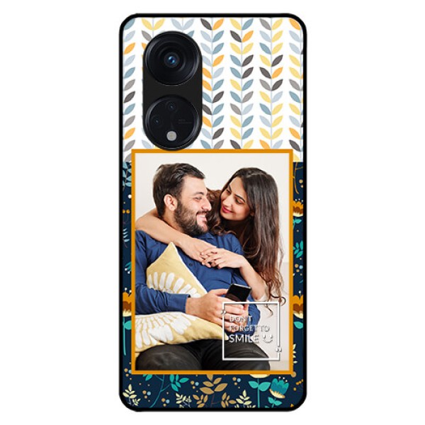 Oppo Reno 8T 5G Custom Glass Mobile Case - Pattern Design