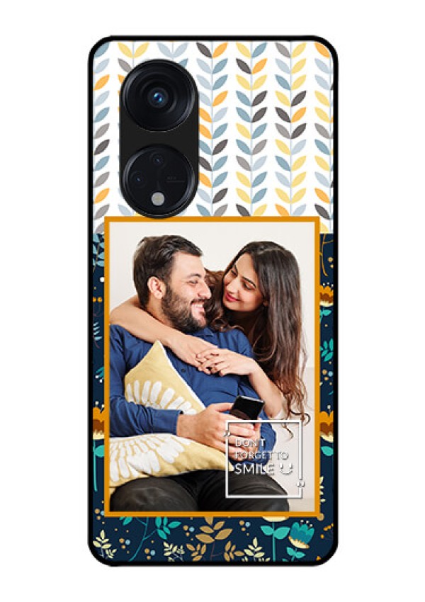 Oppo Reno 8T 5G Custom Glass Mobile Case - Pattern Design