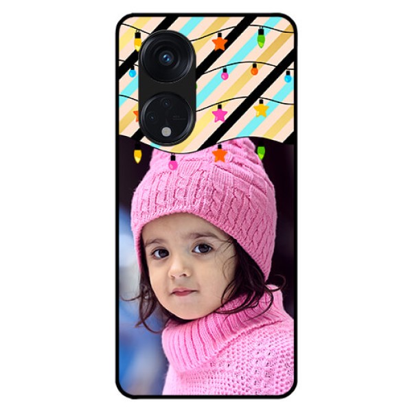 Oppo Reno 8T 5G Custom Glass Mobile Case - Lights Hanging Design