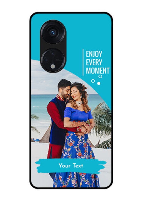 Oppo Reno 8T 5G Custom Glass Mobile Case - Happy Moment Design