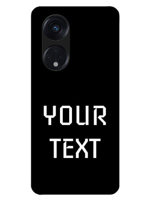 Custom Oppo Reno 8T 5G Your Name on Glass Phone Case