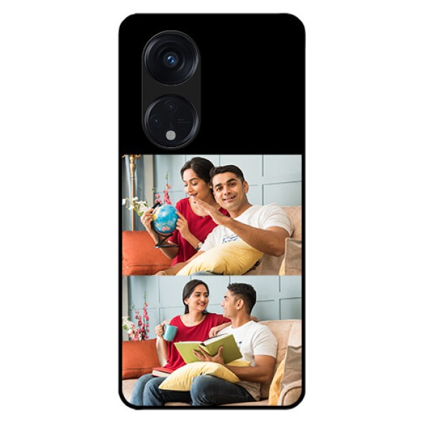 Oppo Reno 8T 5G 2 Images on Glass Phone Cover