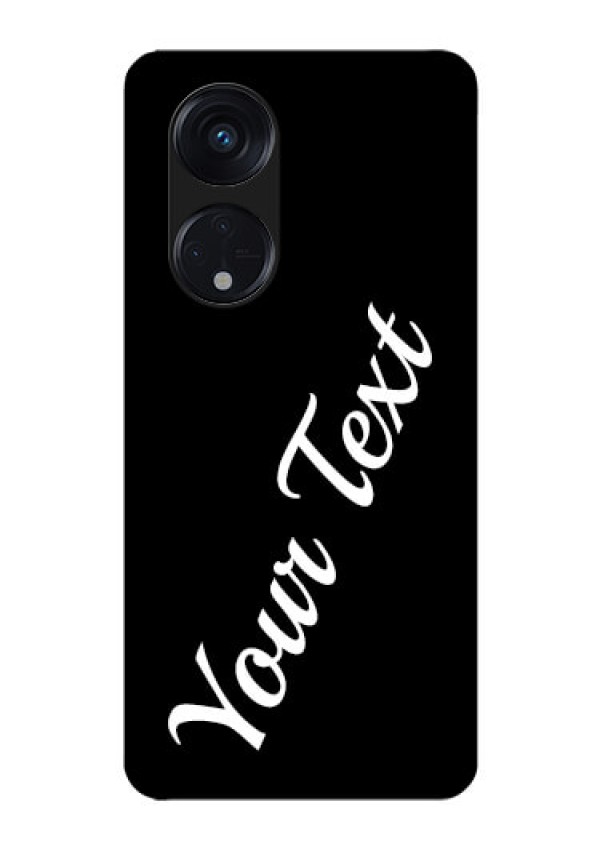 Oppo Reno 8T 5G Custom Glass Mobile Cover with Your Name