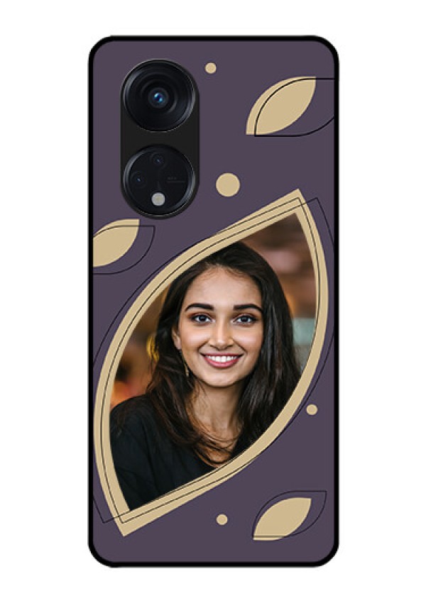 Oppo Reno 8T 5G Custom Glass Mobile Case - Falling Leaf Design